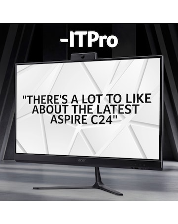 Acer Aspire All In One PC - 23.8in FHD Intel N100 8GB 256GB - Windows 11 Home