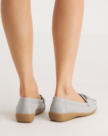 Samara Leather Tassel Detail Loafer Wide E Fit