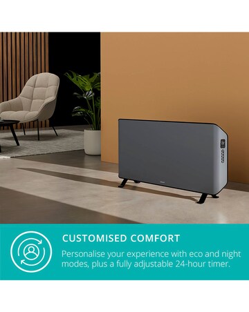 Duux Edge 1000 Smart Convector Heater Grey