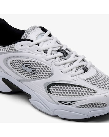 Lacoste Storm 96 Trainers - White/Dark Green