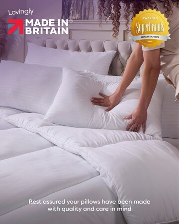 Slumberdown Comfy Home Medium Support Pillow - 2 Pack