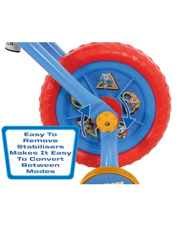 PAW Patrol 2-in-1 10 Inch Training Bike