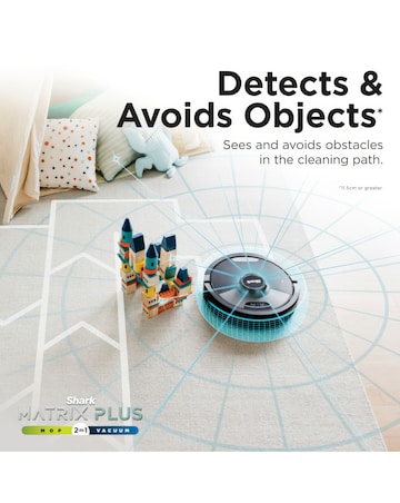 Shark Matrix Plus 2-in-1 RoboVac & Mop RV2620WDUK