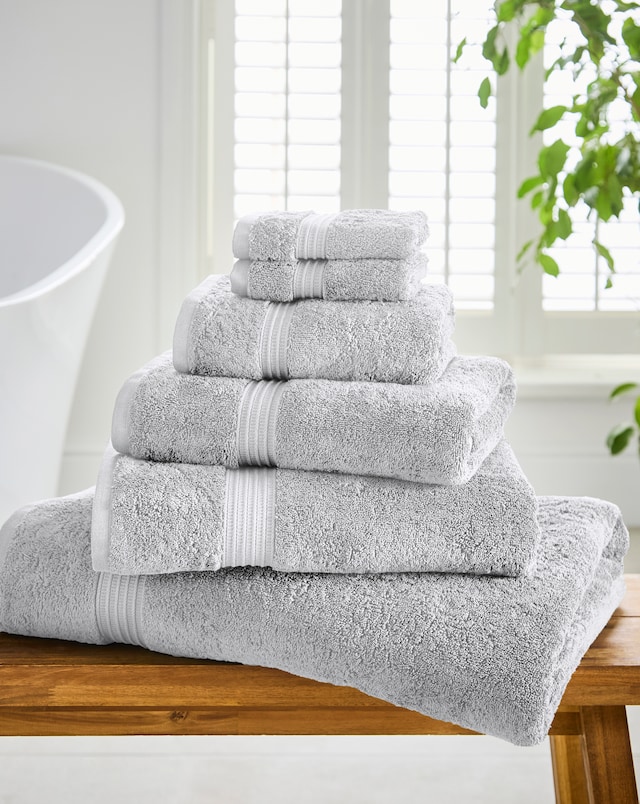 Egyptian Cotton 600GSM Towel - Silver