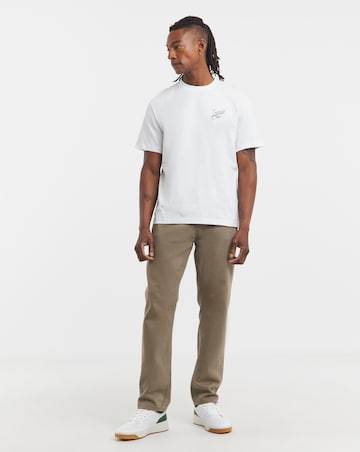 Lacoste Short Sleeve Back Graphic T-Shirt - White