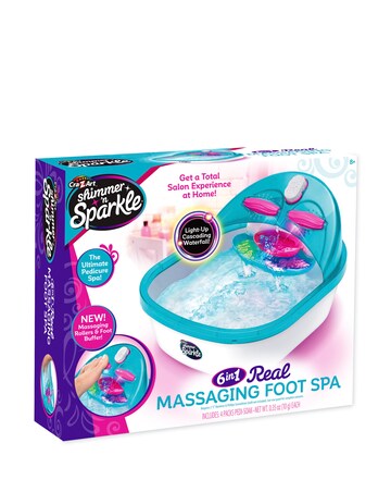 Shimmer 'N' Sparkle 6-In-1 Real Massaging Foot Spa