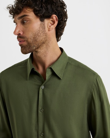 Folio Garment Dyed Viscose Shirt Regular