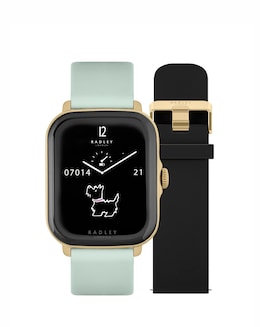 Radley Series 20 Dual Strap Smart Watch - Black Silicone/Eucalyptus Leather