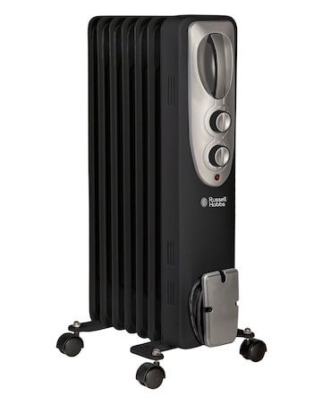 Russell Hobbs RHOFR5001B 2kW Black Oil Filled Radiator