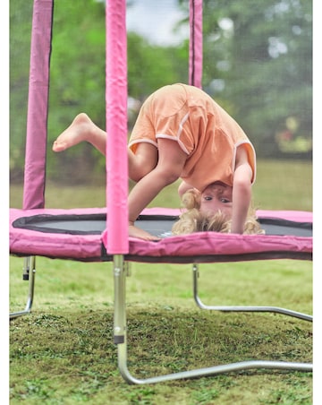 Plum Junior Springsafe 4ft Trampoline & Enclosure - Pink