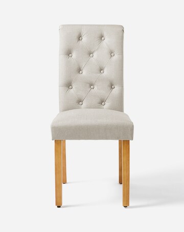 Dakota 4 Seater Dining Table with 4 Ava Button Back Chairs