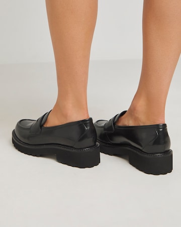 Anthology Elana Premium Leather Chunky Loafer - Standard Fit (D)