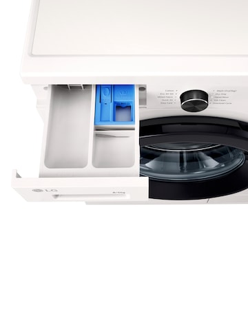 LG X10 W4X1085NWK 8kg/5kg 1400 Spin Washer Dryer - White