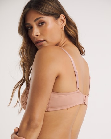 Pretty Secrets 2 Pack Mollie Everyday Stripe Non Wired Bras B-F