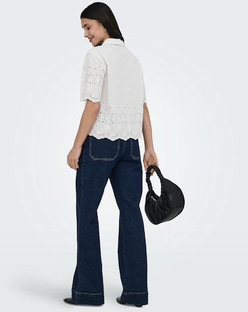 JdY Marina Half Sleeve Embroidery Shirt