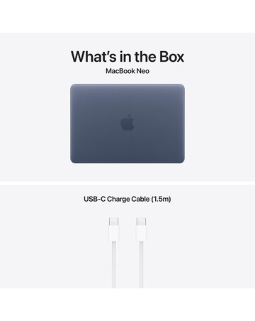 Apple MacBook Neo (A18, 2026) 13in 6-core CPU 5-core GPU 8GB 512GB - Indigo