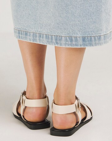 Dahlia Fisherman Flat Sandals Wide E Fit Simply Comfort