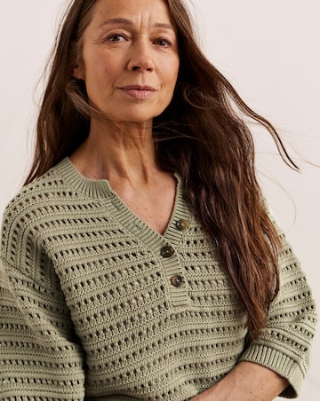 Julipa Cotton Henley Jumper