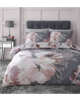 Catherine Lansfield Dramatic Floral Duvet Cover Set