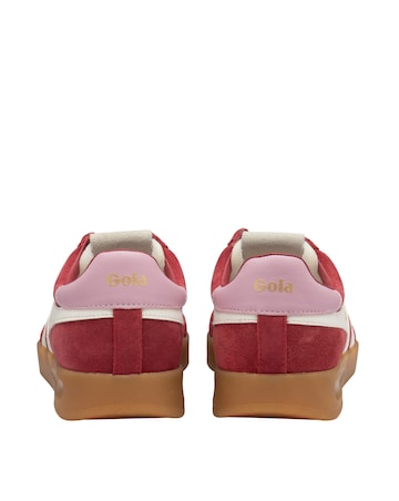 Gola Cyclone Trainers - Deep Red/Off White/Candy/Gum