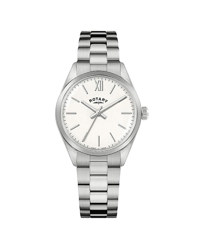 Rotary Ladies White Dial Bracelet Watch
