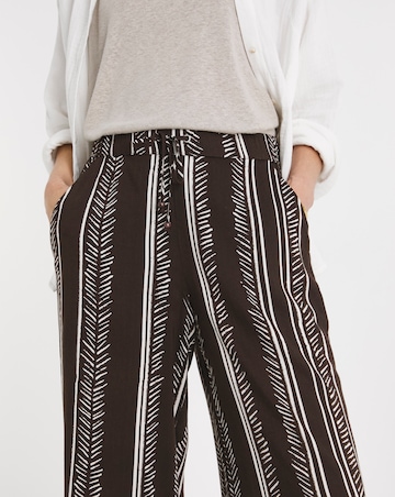Printed Wide Leg Culotte