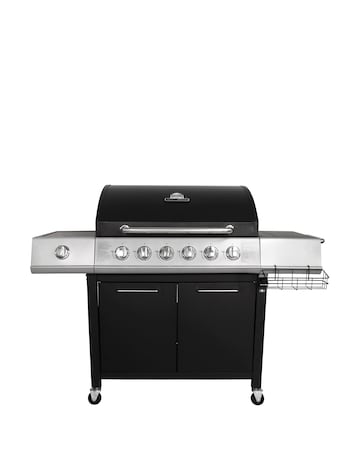 Charles Bentley 6 Burner Gas BBQ with Side Burner