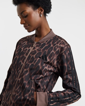 adidas Leopard Print 3 Stripe Tracksuit