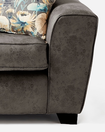 Lennox Faux Leather Snuggle Chair