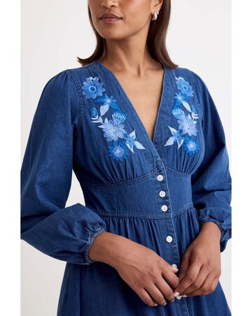 Nobody's Child Embroidered Starlight Mini Dress