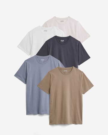 5 Pack Crew Neck T-Shirts Long