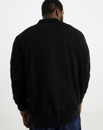 Jack & Jones Soho 1/4 Zip Sweatshirt - Black