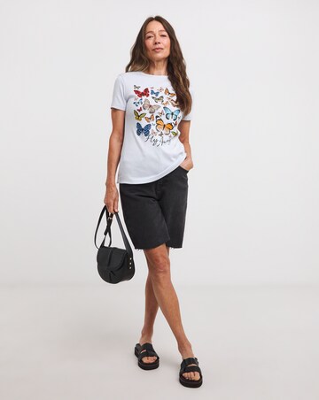Joe Browns Beautiful Butterfly Rib Tee