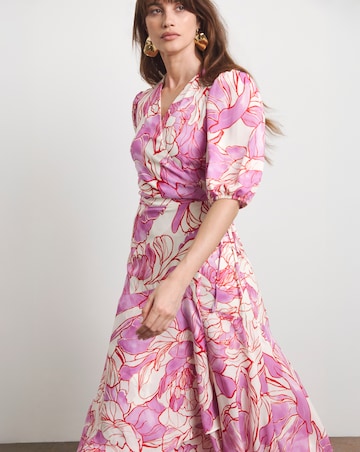 Joanna Hope Printed Wrap Dress