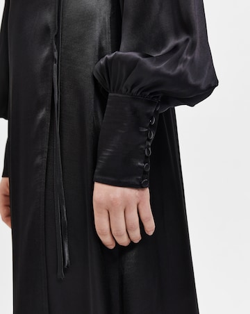 Selected Femme Satin Wrap Dress
