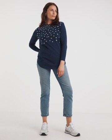 Foil Star Longline Top