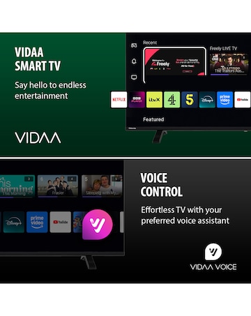 Toshiba 43UV1563DB 43in 4k Ultra HD Smart TV with Freely