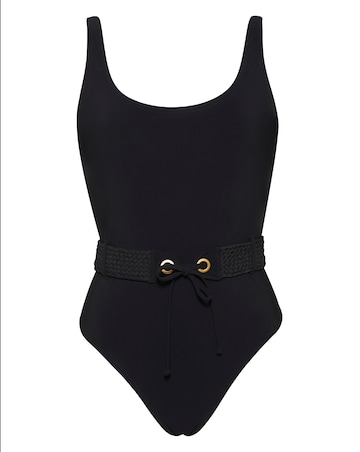 Icon Maui Underwired Scoop Neck Belted Shaping Swimsuit C-GG