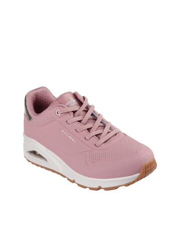 Skechers Uno Lace Up Fashion Trainer Standard Fit