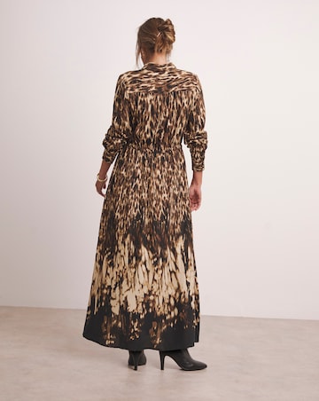 Anthology Long Sleeve Printed Maxi Dress