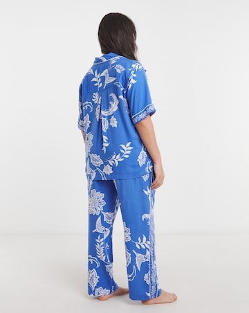 Figleaves Border Print Pyjama Set