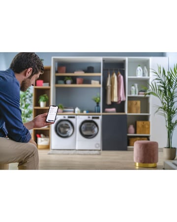 Hoover H-Dry 350 HRE H10N2TBE-80 10kg Heat Pump Dryer - White