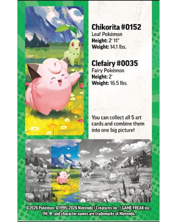 Pokemon TCG: Mega Evolution Ascended Heroes - Mini Tins - Clefairy & Chikorita