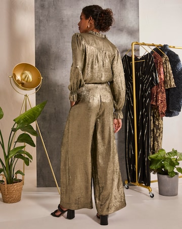 FatFace Sofia Metallic Trouser