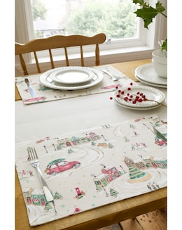 Christmas Town 4 Pack Placemats
