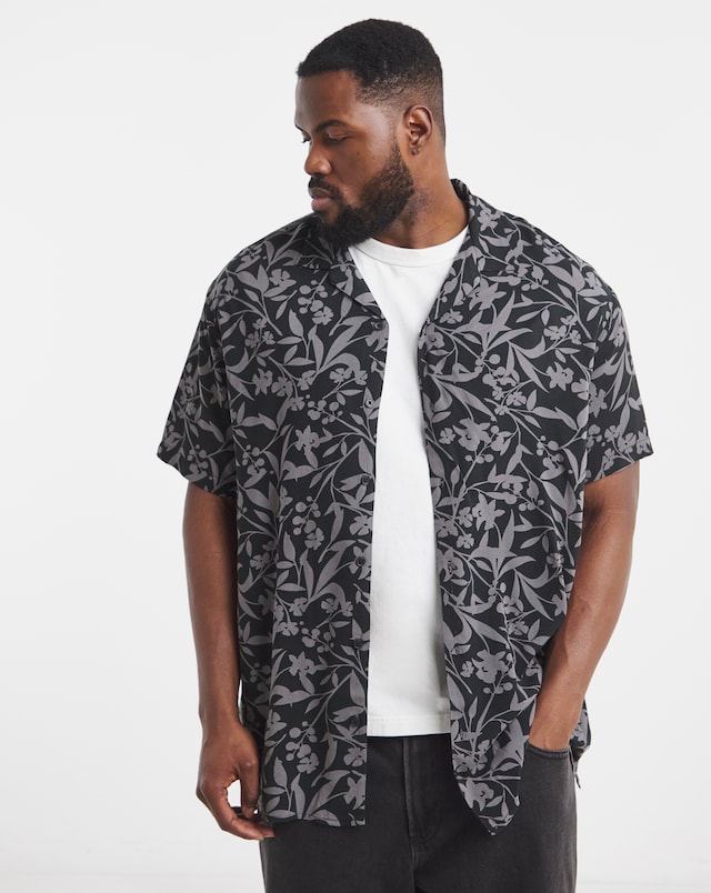 Jack & Jones Jeff Resort Printed Shirt - White