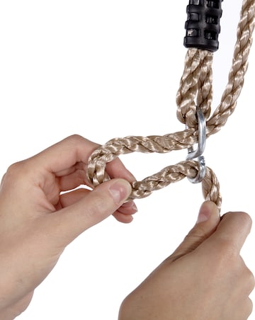 Plum Wooden Double Swing