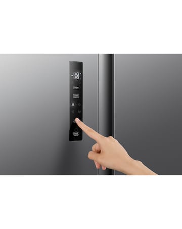 Fridgemaster MS91558DES NonPlumbed Total No Frost American Fridge Freezer Silver