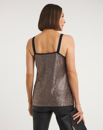 Bronze Sequin Cami