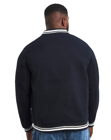 Navy Varsity Bomber Jacket